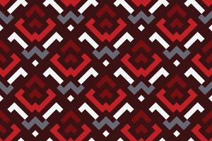 modern seamless pattern with red color vector