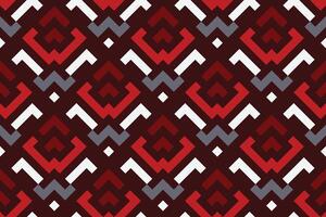 modern seamless pattern with red color vector