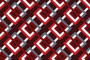 modern seamless pattern with red color vector
