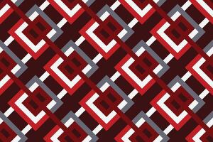 modern seamless pattern with red color vector