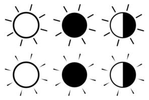 Dom icono símbolo Dom fase ilustración. vector