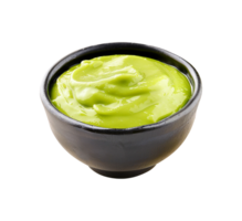 Asian sauce bowl of wasabi isolated png