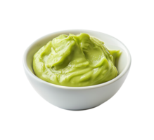 asiático salsa cuenco de wasabi aislado png