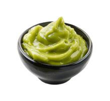 Asian sauce bowl of wasabi isolated png