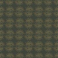 Olive Branch Seamless Pattern in Green and Gold Color for Extra Virgin Olive Oil vector