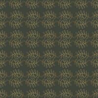 Olive Branch Seamless Pattern in Green and Gold Color for Extra Virgin Olive Oil vector