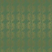 Olive Branches Abstract Botanical Pattern Design vector
