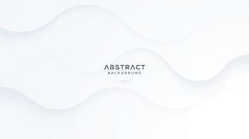 White abstract geometric background vector