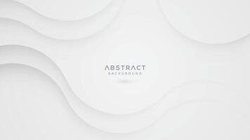 White abstract geometric background vector