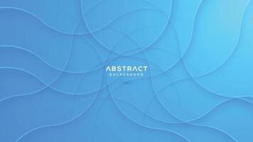Modern abstract blue light background vector