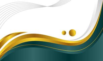 Wave abstract art background template vector