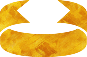 oro nastro illustrazione png