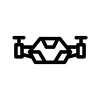 Drone Icon Symbol Design Illustration vector