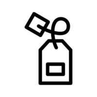 Tea Bag Icon Symbol Design Illustration vector