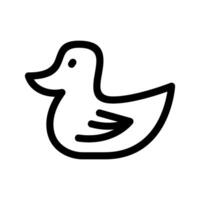 Pato icono símbolo diseño ilustración vector