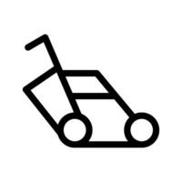 Lawn Mower Icon Symbol Design Illustration vector