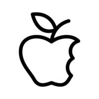 manzana icono símbolo diseño ilustración vector