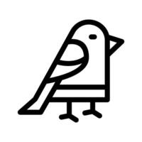 pájaro icono símbolo diseño ilustración vector