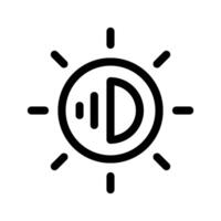 Brightness Icon Symbol Design Illustration vector