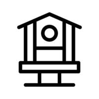 Bird House Icon Symbol Design Illustration vector