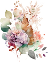 Aquarell Orchidee Blume Illustration png