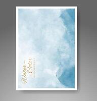 Cards with watercolor background. Design for your cover, date, postcard, banner, logo. vector