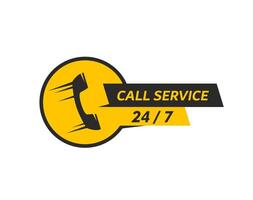 Call center, customer support service symbol vector