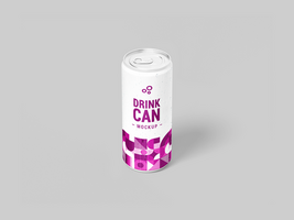 Drink Can Mockup Suitable for Soda Juice Milk Coffee or Any Iceable Drink - Mock up for Branding psd