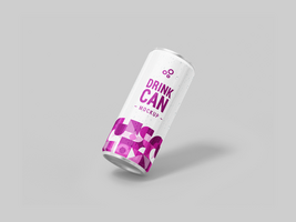 Drink Can Mockup Suitable for Soda Juice Milk Coffee or Any Iceable Drink - Mock up for Branding psd