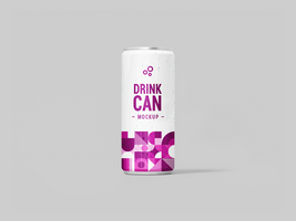 Drink Can Mockup Suitable for Soda Juice Milk Coffee or Any Iceable Drink - Mock up for Branding psd