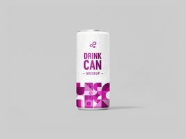 drinken kan mockup geschikt voor Frisdrank sap melk koffie of ieder ijsbaar drinken - bespotten omhoog voor branding psd