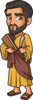 Bartholomew the Apostle illustration vector