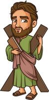 Andrew the Apostle illustration vector