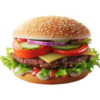 vegetarianismo - vegetariano hamburguesa aislado en transparente antecedentes png