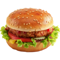 Peru hamburguer receita isolado em transparente fundo png