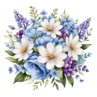 Beautiful bouquets and flowers with transparent and high-quality backgrounds png