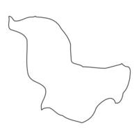 swieqi distrito mapa, administrativo división de Malta. ilustración. vector