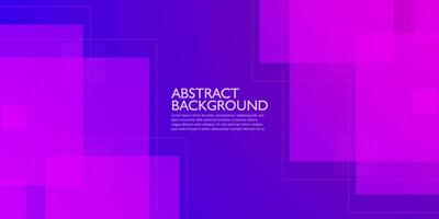 Colorful purple and pink gradient background with square overlap design. Shadow decorative design in simple style with lines. Best design for your ad, poster, banner. Eps10 vector