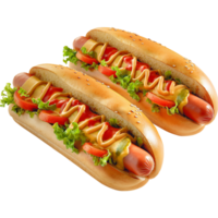 West Virginia Style Hot Dog Recipe illustration png