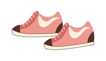 90s retro element - sneakers. Concept of 90s. Y2K, 2000s, 80s retro element. vector