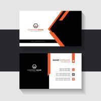 New Business Card Template Design. Name Card Design. vector