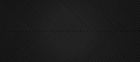 Black abstract background with diagonal white line pattern. vector