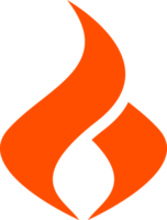 heiß Verbrennung Feuer Symbol Illustration. png