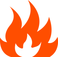 heet brandend brand icoon illustratie. png