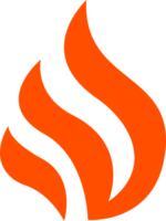 varm brinnande brand ikon illustration. png