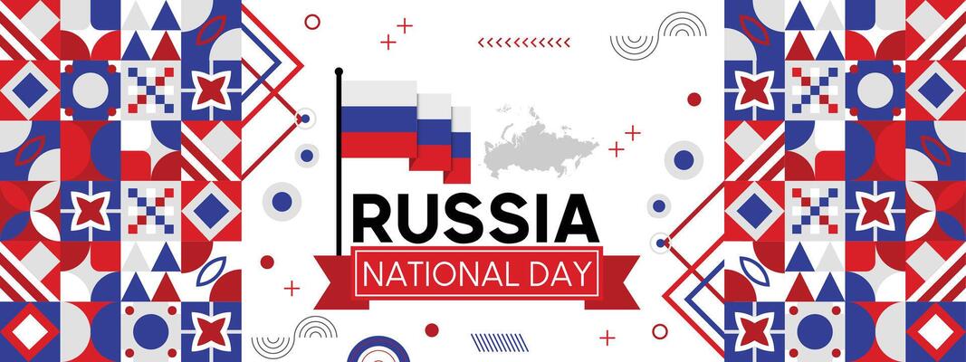 Russia National Day Design Template