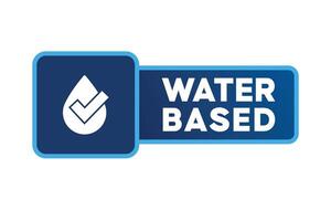 Water based product icon vector