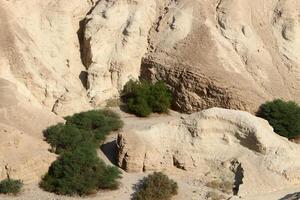 The Judean Desert in the Middle East, located in Israel and the West Bank. photo