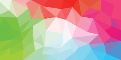 A vibrant abstract background consisting of colorful triangles vector