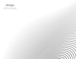 Abstract circle halftone black background. Gradient retro line pattern design. Monochrome graphic. Circle for sound wave. illustration vector